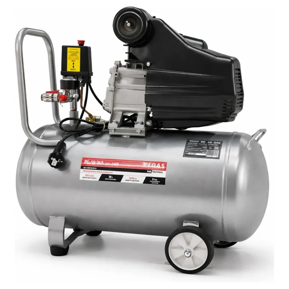 Поршневой масляный компрессор Pegas pneumatic Professional 50-340 6625