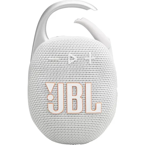 Колонка портативная JBL Clip 5, 7Вт, белый