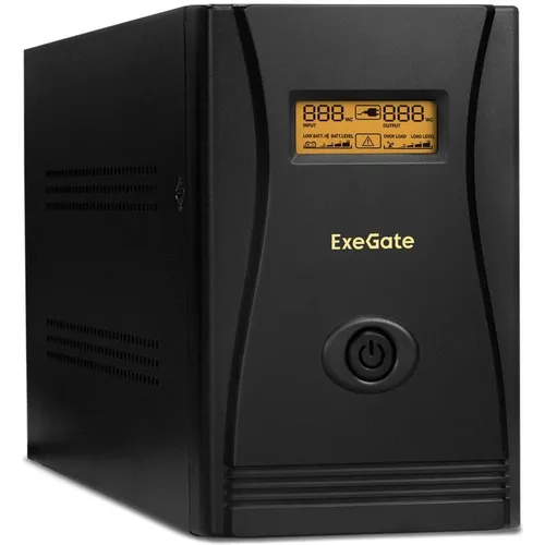 Источник бесперебойного питания ExeGate SpecialPro LLB-1000.LCD.AVR.EURO.RJ