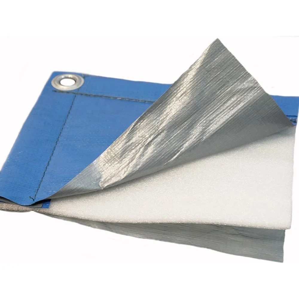 Тент строительный утепленный зимний 180 гр., тарпаулин, 4x6 м utepl-tarp-180-4x6