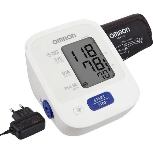 Тонометр автоматический OMRON M2 Comfort (ALRU), с адаптером питания, 22-42см