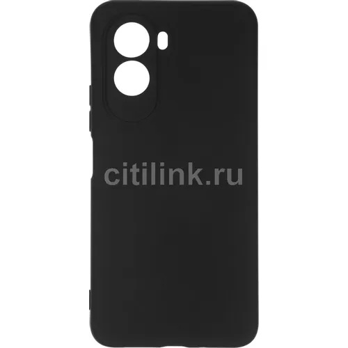 Чехол (клип-кейс) BORASCO Silicone Case, для Xiaomi Poco M7, черный [75833]
