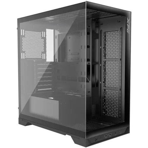 Корпус ATX XPG Invader X, Midi-Tower, без БП, черный [invaderxmtwof-bkcww]