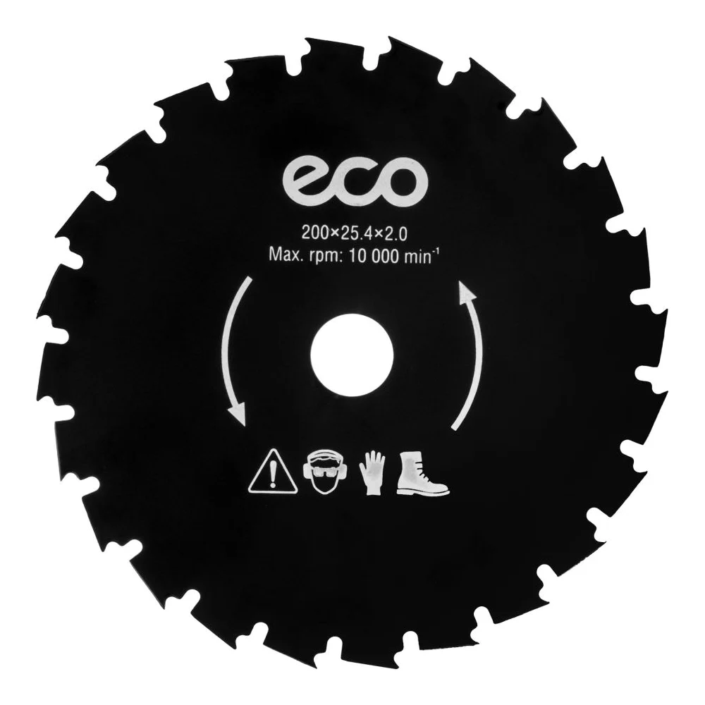 Нож для мотокосы 200x2.0x25.4 мм кол-во зубьев 24 ECO 200X2.0X25.4