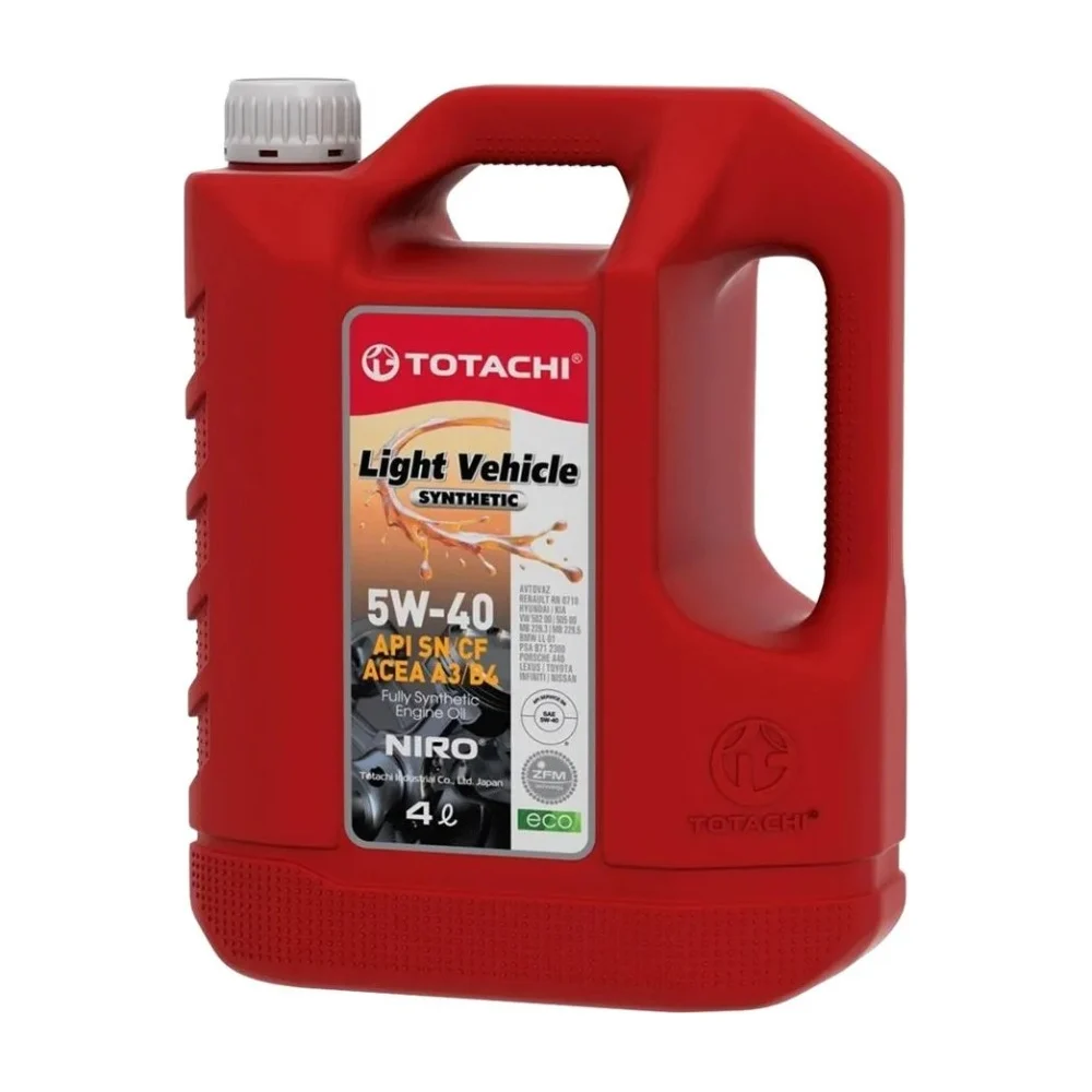 Моторное масло Totachi NIRO LV Synthetic API SP SN ACEA A3/B4