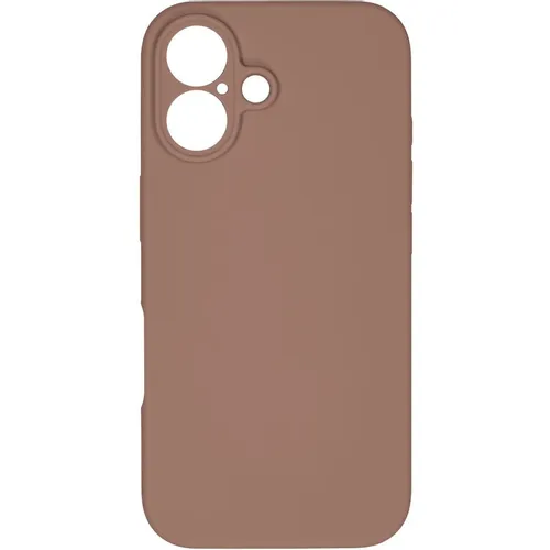 Чехол (клип-кейс) ZIBELINO Hard Case, для Apple iPhone 16, коричневый [zhc-apl-16-ms-cam-brn]