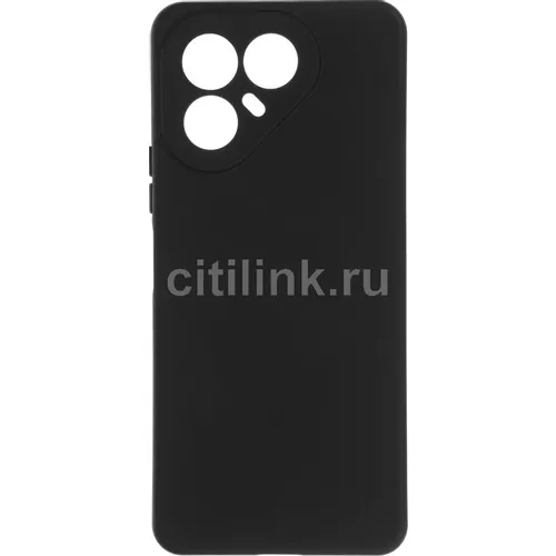 Чехол (клип-кейс) BORASCO Silicone Case, для Tecno Pova 7 5G, черный [75462]