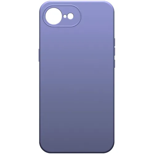 Чехол (клип-кейс) BORASCO Silicone Case, для Apple iPhone 16e, лавандовый [75058]