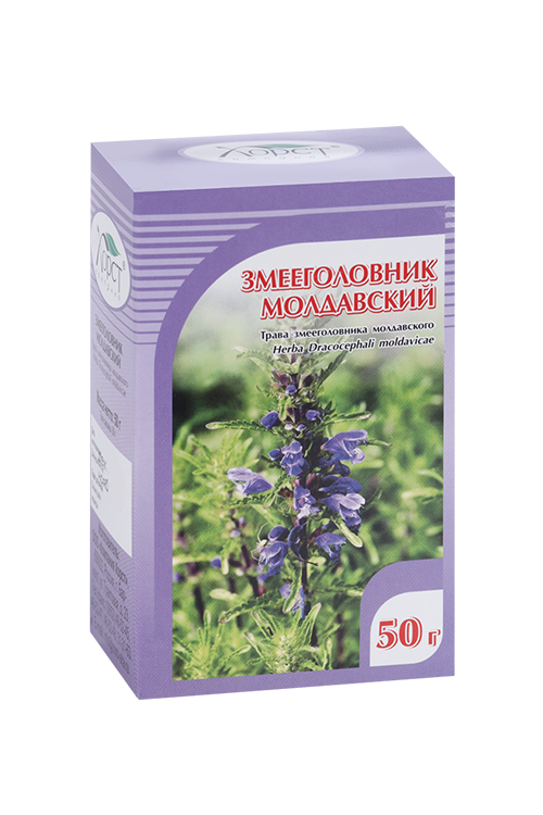 Змееголовник Молдавский, 50 г, сырье растительное
