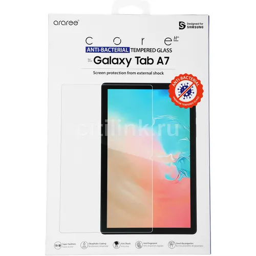 Защитное стекло Samsung araree Sub Core Premium Tempered Glass Samsung Galaxy Tab A7, 1 шт [gp-ttt505kdatr]
