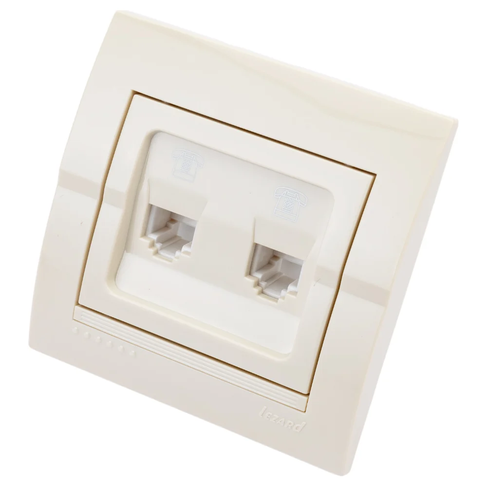 Розетка Lezard RJ11X2