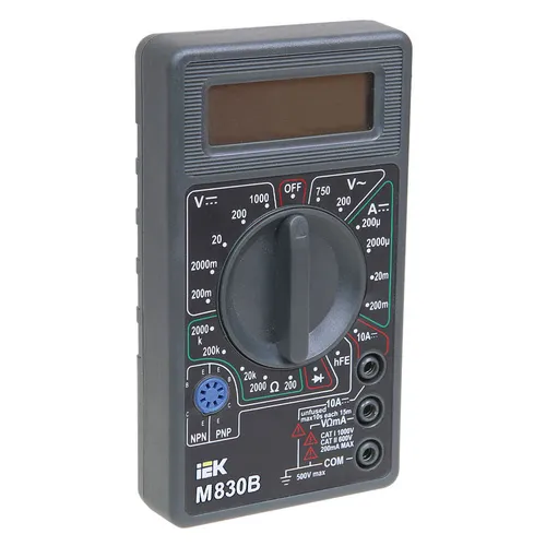 Мультиметр цифровой IEK Universal M830B