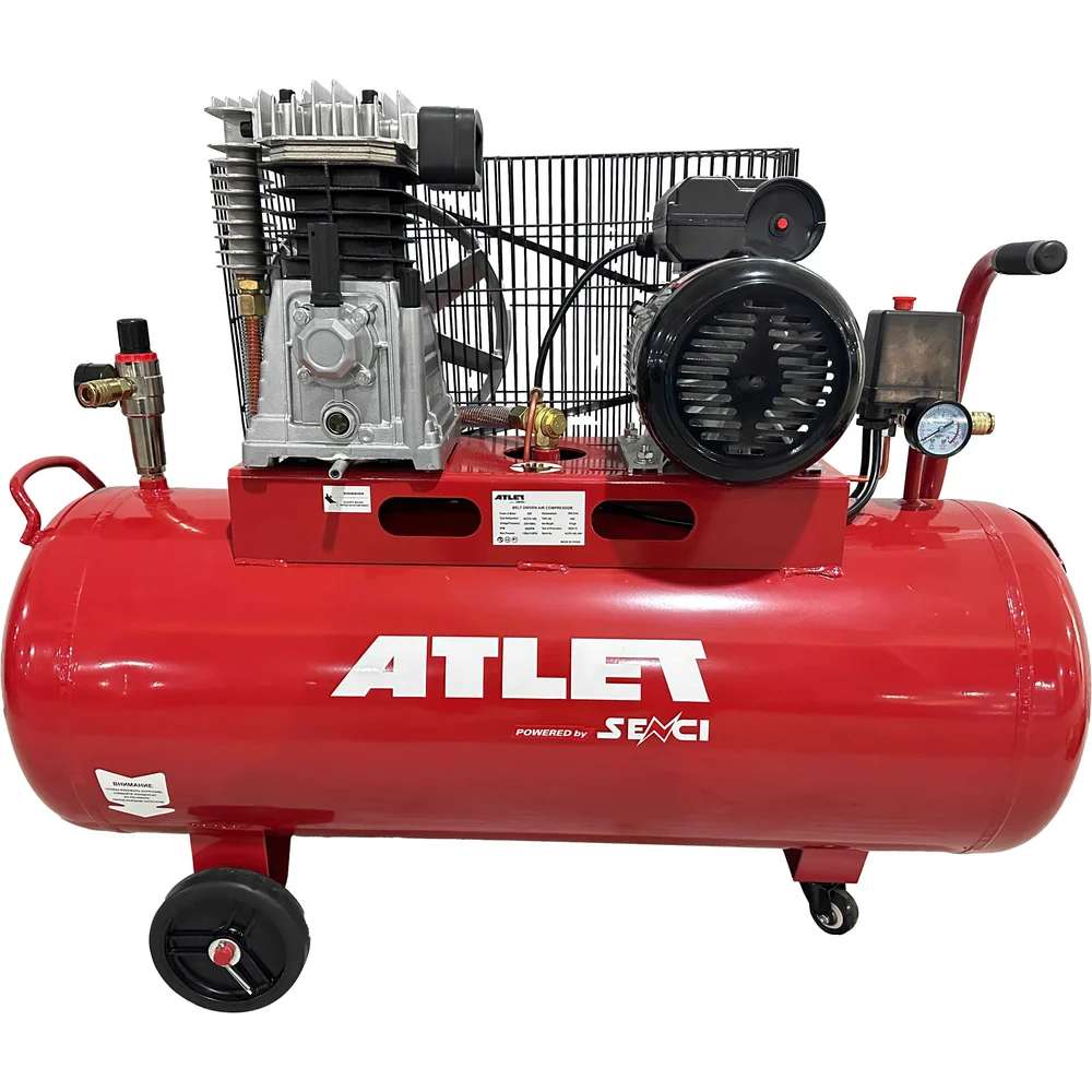 Поршневой масляный Компрессор 100 л 10 бар 300 л/мин ATLET SC270-100L