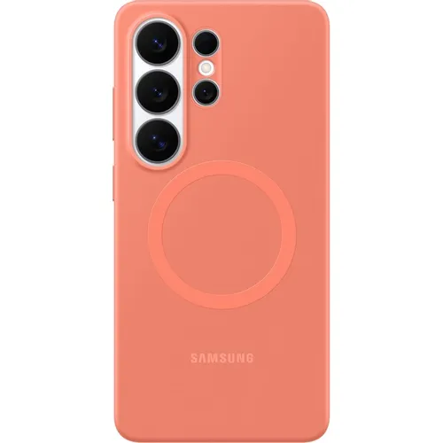 Чехол (клип-кейс) Samsung Silicone Magnet Case, для Samsung Galaxy S26 Ultra, коралловый [ef-es948coegru]