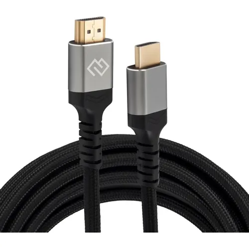 Кабель аудио-видео Digma HDMI (m) - HDMI (m), ver 2.1, 5м, GOLD, ф/фильтр, черный [d-hdmi-2ff-v2.1-5m]
