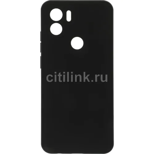 Чехол (клип-кейс) BORASCO Silicone Case, для Xiaomi Redmi A1+, черный [70938]
