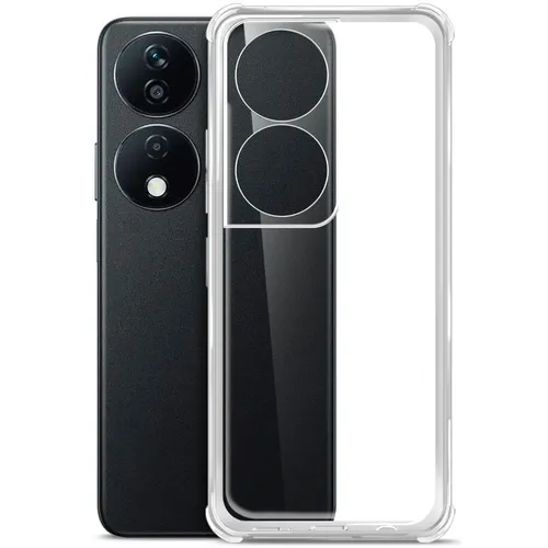 Чехол (клип-кейс) BORASCO Bumper Case, для Honor X7b, противоударный, прозрачный [72977]