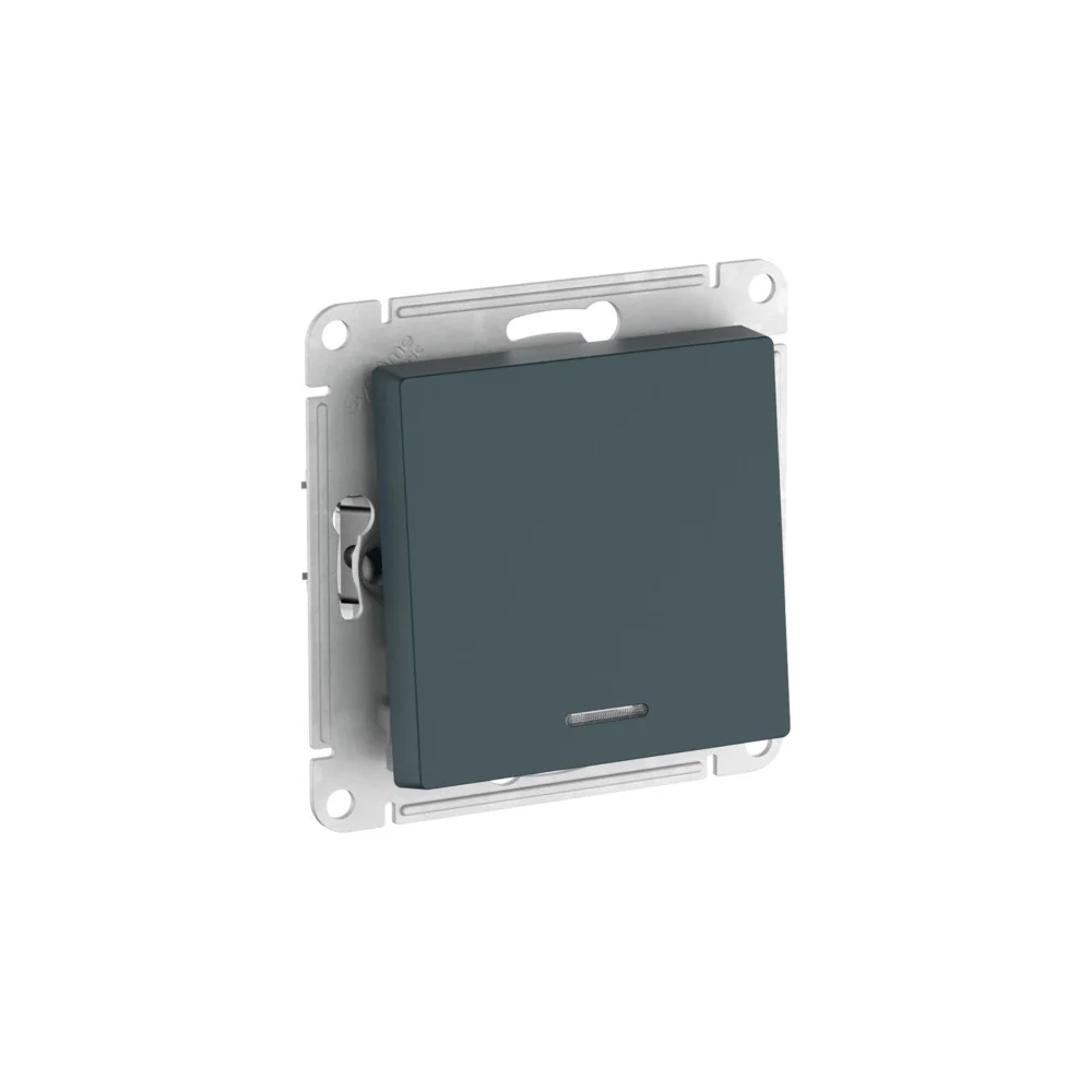 1-клавишный выключатель с подсветкой Systeme Electric ATLASDESIGN ATN000813S