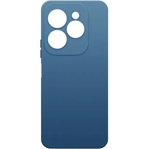 Чехол (клип-кейс) BORASCO Silicone Case, для Infinix Hot 40/40 Pro, синий [72655]
