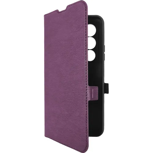Чехол (флип-кейс) BORASCO Book Case, для Xiaomi Redmi 15 4G, фиолетовый [75815]