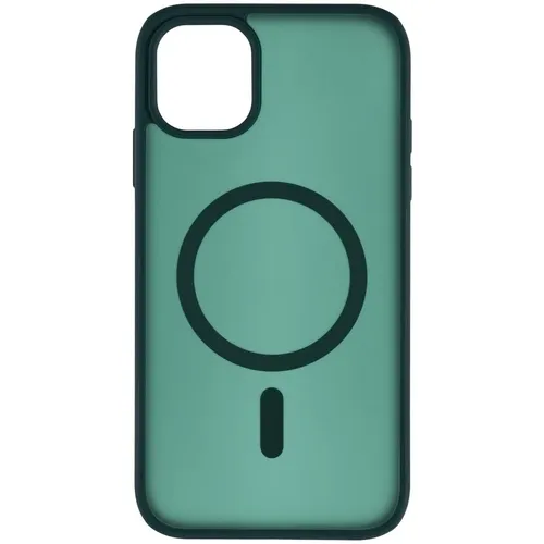 Чехол (клип-кейс) ZIBELINO Matte Shield, для Apple iPhone 11, противоударный, темно-зеленый [zms-apl-11-msd-dgrn]