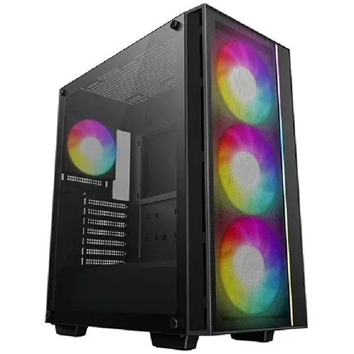 Корпус ATX DeepCool Matrexx 55 V4 MESH, Midi-Tower, без БП, черный [r-matrexx55-bkaga4-g-4]