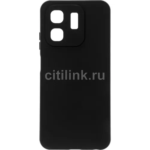 Чехол (клип-кейс) BORASCO Silicone Case, для Infinix Hot 50i, черный [73768]