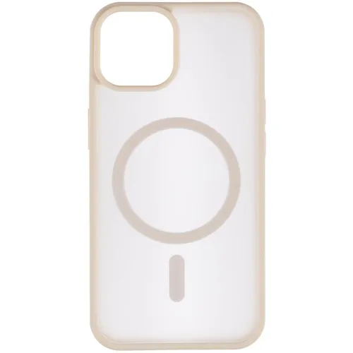 Чехол (клип-кейс) ZIBELINO Matte Shield, для Apple iPhone 14, противоударный, молочный [zms-apl-14-msd-mlk]