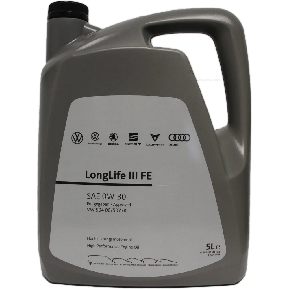 Моторное масло VOLKSWAGEN VW Longlife III FE 0W-30