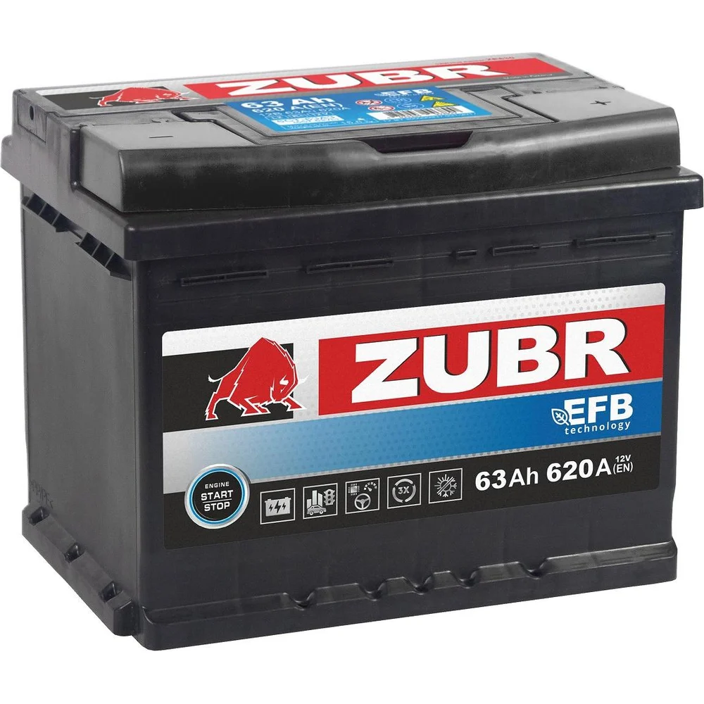 Аккумуляторная батарея ZUBR Premium Asia ZPA1000