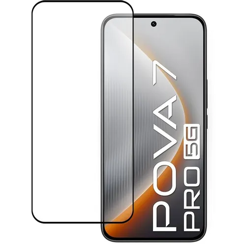Защитное стекло для экрана PERO для Tecno Pova 7 Pro 5G прозрачная, 1 шт, прозрачный [pgfg-tpov7p5g]