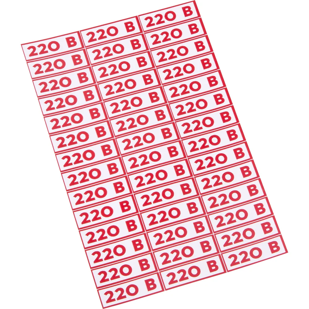 Наклейка знак электробезопасности 220В REXANT 10X30