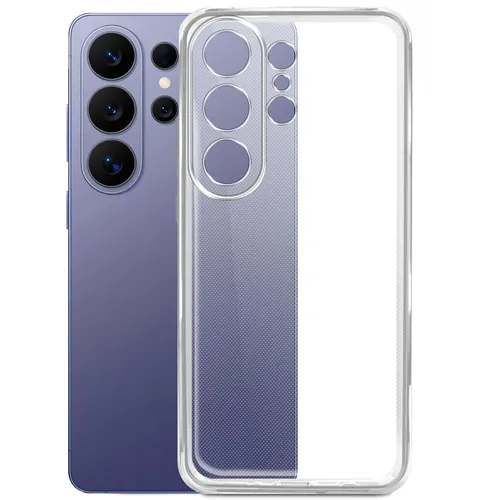Чехол (клип-кейс) BORASCO Silicone Case, для Samsung Galaxy S26 Ultra, прозрачный [76284]