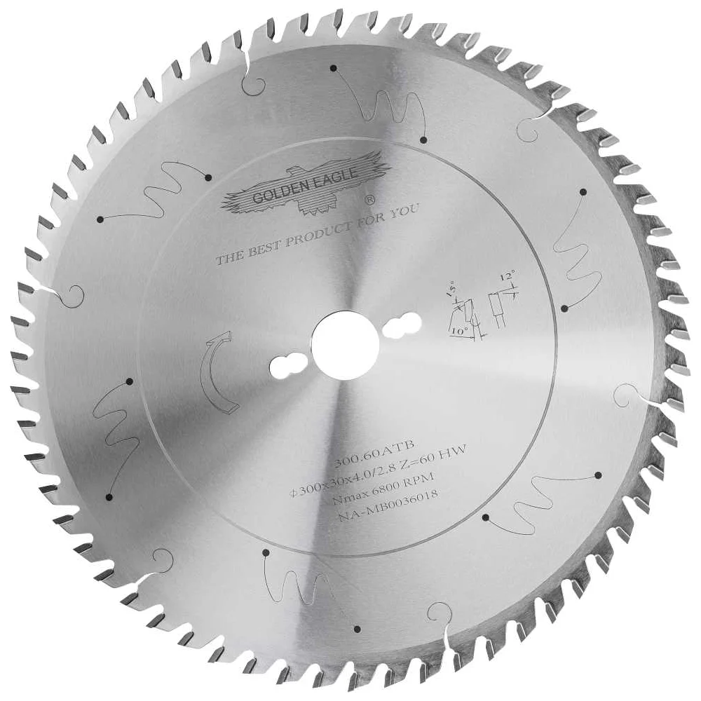 Пила дисковая HW пазовая 300x30x4.0/2.8 мм Z60 WZ KDT 300X30X4.0/2.8