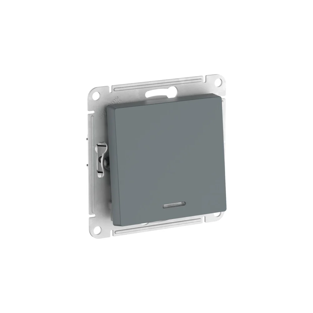 1-клавишный выключатель с подсветкой Systeme Electric ATLASDESIGN ATN000713S
