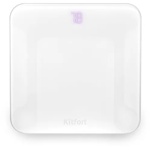 Напольные весы KitFort КТ-847, до 180кг, цвет: белый