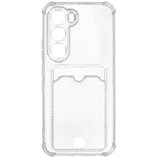 Чехол (клип-кейс) ZIBELINO Silicone Card Holder, для Infinix Hot 60 Pro, прозрачный [zsch-inf-h60-pro-cam-trn]