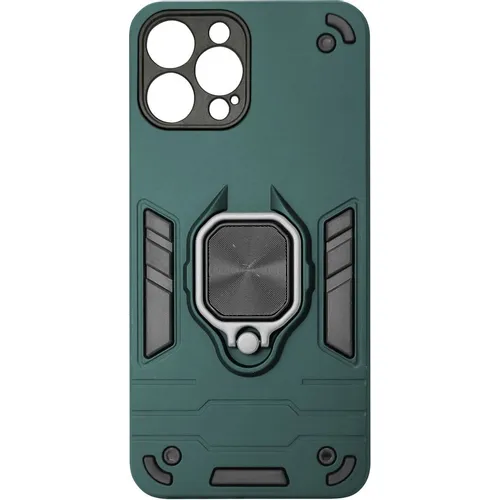 Чехол (клип-кейс) BORASCO Anti-Shock case, для Apple iPhone 16 Pro, противоударный, зеленый опал [74532]