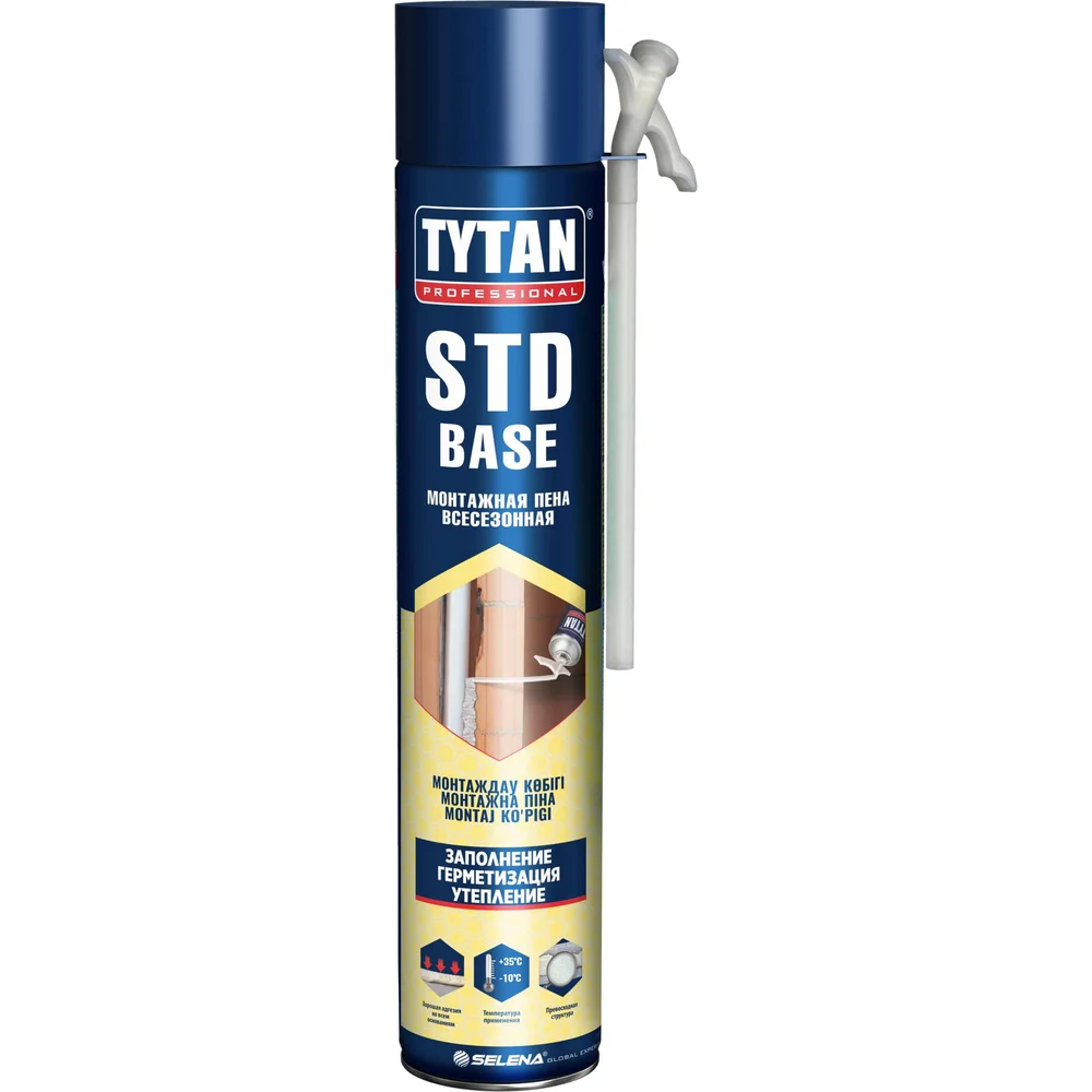 Пена монтажная TYTAN PROFESSIONAL std base 750 мл, всесезонная 267884