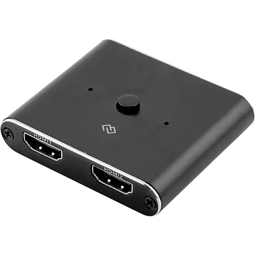 Переключатель аудио-видео Digma HDMI (f) - HDMI (f), HDMI (f), ver 2.0, черный [d-hsw-v2.0x2]