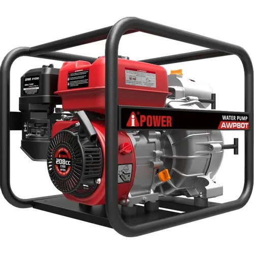 Бензиновая мотопомпа для грязной воды A-iPower AWP80Т 30231