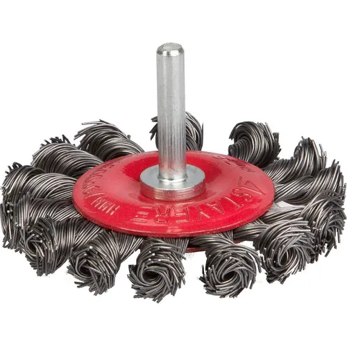 Щетка дисковая Stayer 35115-075_z01, по дереву, металлу, 75мм, 6мм
