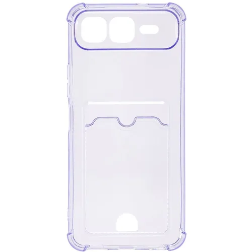 Чехол (клип-кейс) ZIBELINO Silicone Card Holder, для Infinix Smart 10 Plus, сиреневый [zsch-inf-s10-pl-cam-lil]