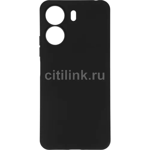 Чехол (клип-кейс) BORASCO Silicone Case, для Xiaomi Redmi 13C, черный [72839]