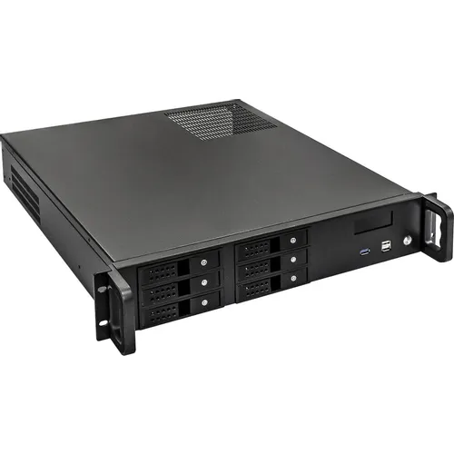 Корпус для сервера монтируемый в стойку EXEGATE Pro, 2U, черный [ex279705rus]